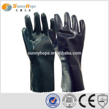 Sunnyhope negro guantes químicos de seguridad baratos